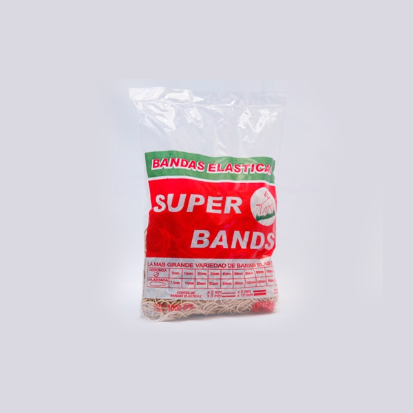 Bandas elásticas Superband de látex, bolsa de 500g. 0,2 X 130 80