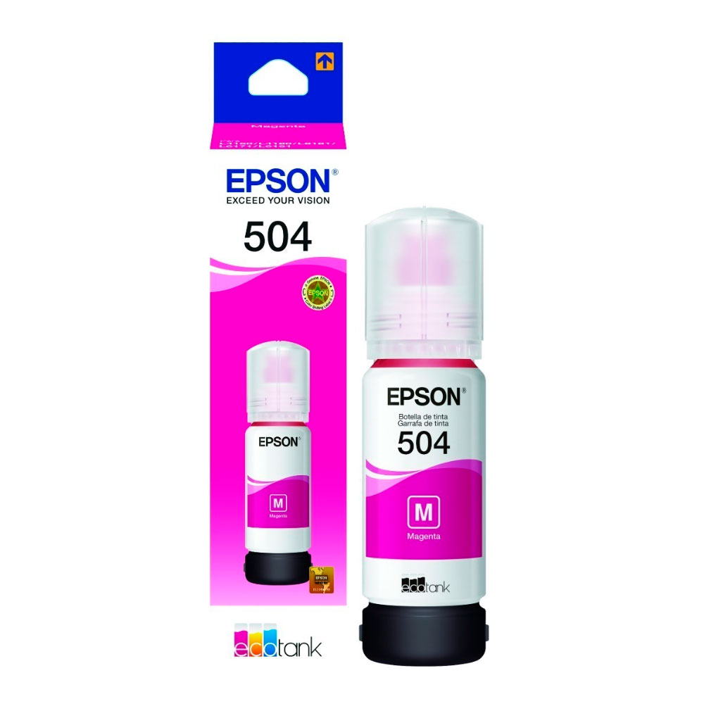Botella de tinta Original Epson T504320 magenta