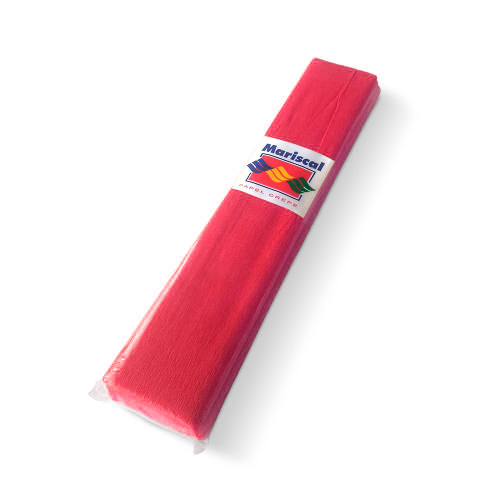 Papel Crepe Mariscal rojo, pack de 10 unidades