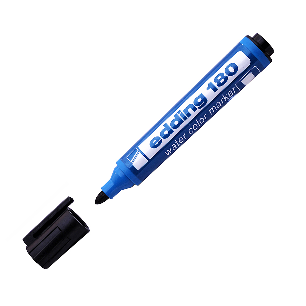 Marcador al agua Edding 180 negro