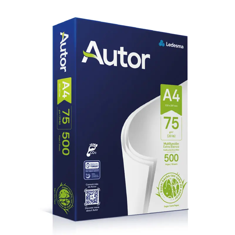 Resma Autor A4, 75g.