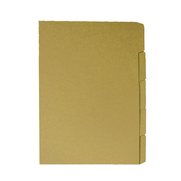 Separador 5 posiciones Congreso A4, manila