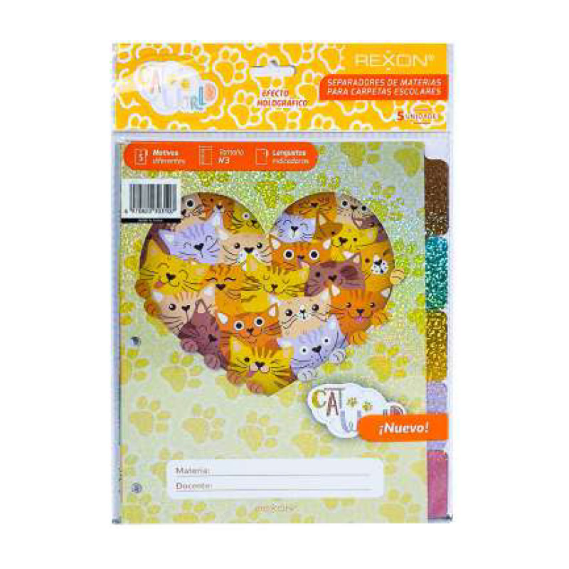 Separador 5 posiciones Rexon Cat World N°3