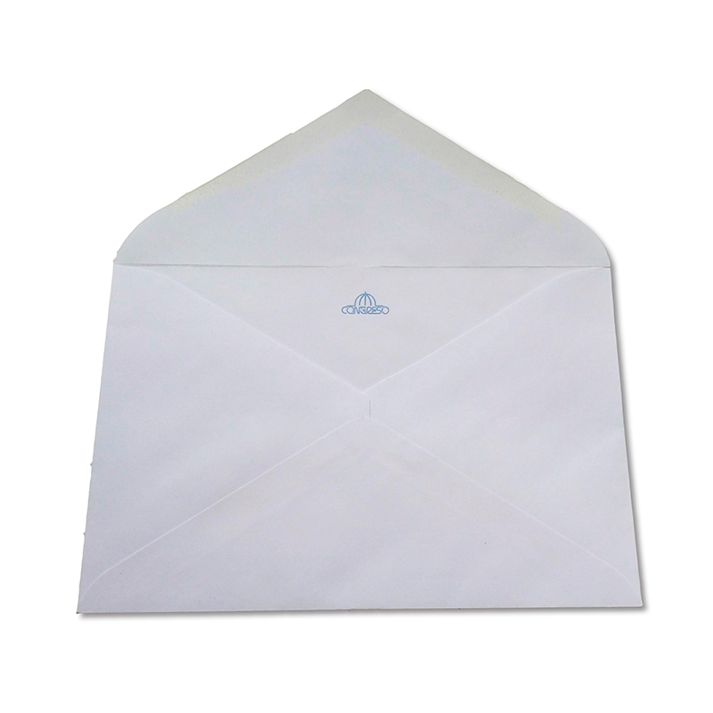 Sobre Comercial 80 gs, 11.4 x 16cm. x 500, Congreso