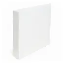 Carpeta 2 anillos 60mm A4 Blanca cubierta cristal, lomo de 70mm.