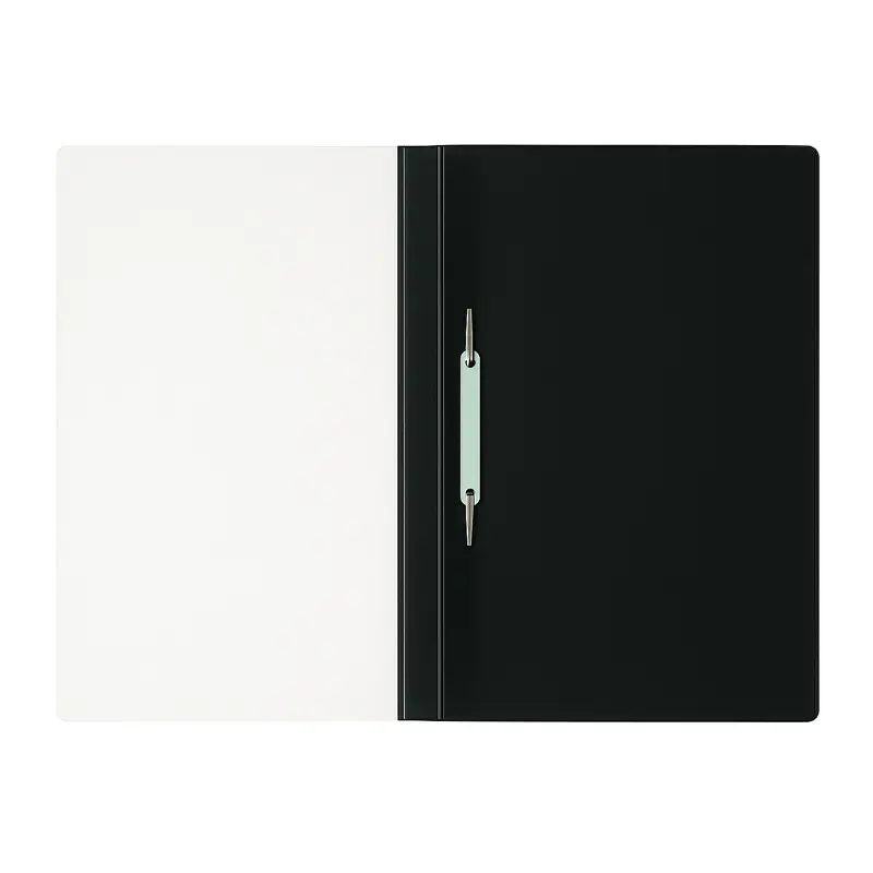 Carpeta Tapa transparente Económica A4 negra, unidad