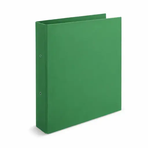 [CARP2AA4VER] Carpeta 2 anillos 40 mm A4 forrada verde