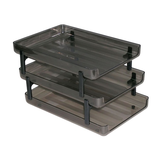 [PIZBAN3P430B] Bandeja de 3 pisos con bisagra Pizzini 430, plástica