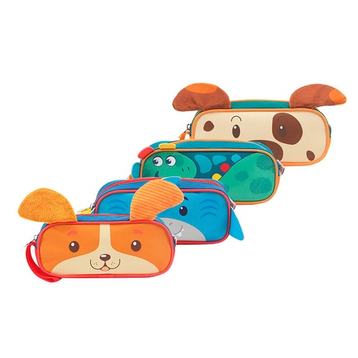[LSDCAN1CANIM] Cartuchera de 1 cierre LSyD Animals nene