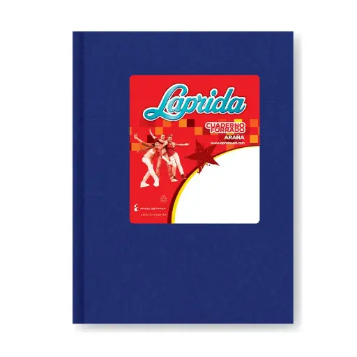 [LAPRIDAAZ50R] Cuaderno Laprida Araña azul, 16x21cm. 50 hojas rayadas