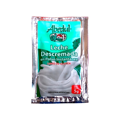 [ABEDULECH40] Leche en polvo descremada Abedul, 4g.caja de 100 sobres