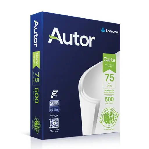 [AUTORCARTA75] Resma Autor Carta, 75g.
