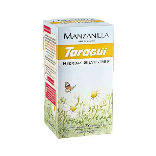 [TARAGMANZX20] Té de Manzanilla Taragüí, caja de 20 saquitos