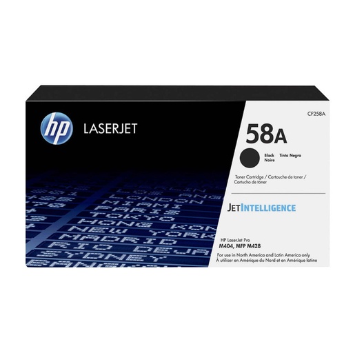 [HPTONCF258A] Toner Original HP 58A CF258A Negro