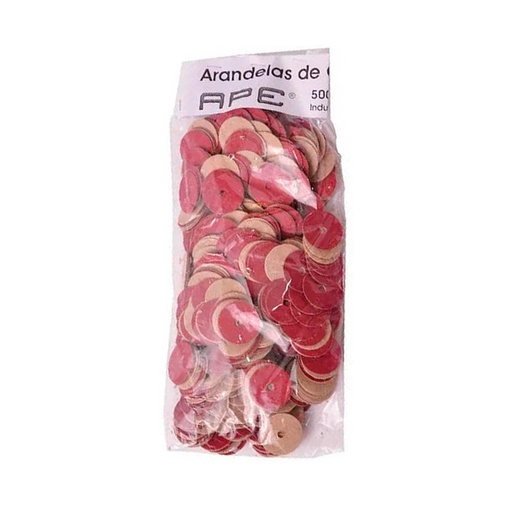 [APEARANDX500] Arandelas de cartón APE, pack de 500 unidades